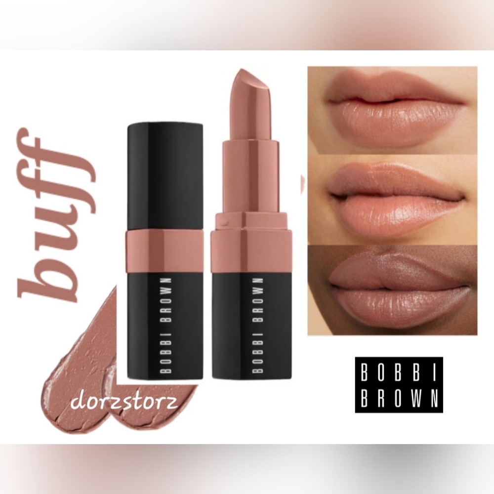 BOBBI BROWN • Crushed Lip Color • BUFF • Nude Lipstick • Full Size • NIB